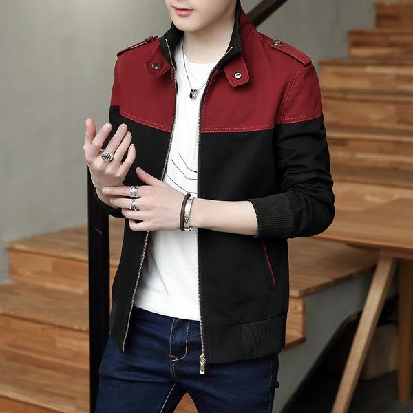 men's jackets 2021 autumn trendy slim denim jacket teenager stand-up collar casual all-match two-color stitching epaulette, Black;brown
men's jackets 2021 autumn trendy slim denim jacket teenager stand-up collar casual all-match two-color stitching epaulette, Black;brown