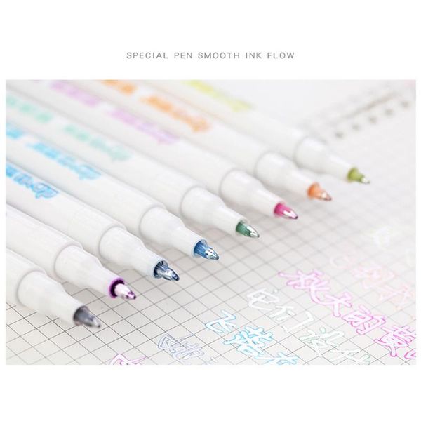 highlighters 8pcs/set double liner outline pen writing drawing pens stationery office school supplies tools, Black;red
highlighters 8pcs/set double liner outline pen writing drawing pens stationery office school supplies tools, Black;red