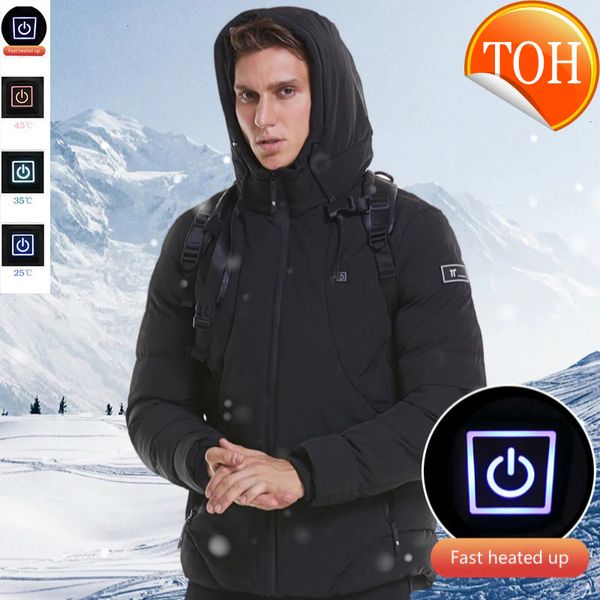 quality thick warm winter high heated down jacket men hooded thicken duck parka coat mens outdoor windproof thermal, Black
quality thick warm winter high heated down jacket men hooded thicken duck parka coat mens outdoor windproof thermal, Black
