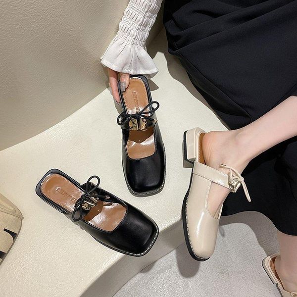 slippers ladies flat summer shallow mouth muller women outdoor casual platform shoes, Black
slippers ladies flat summer shallow mouth muller women outdoor casual platform shoes, Black