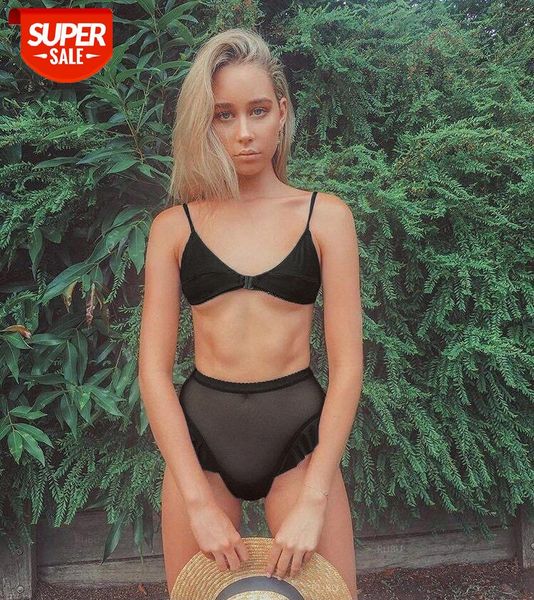 bathing suits ladies split swimsuit mesh see-through ruffled high waist bikini 911 #us4o, White;black
bathing suits ladies split swimsuit mesh see-through ruffled high waist bikini 911 #us4o, White;black