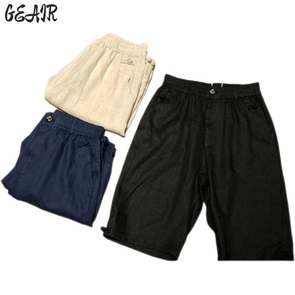 men's shorts 100% flax casual plus size breathable fashion loose thin pants wear wide-leg clothing, White;black
men's shorts 100% flax casual plus size breathable fashion loose thin pants wear wide-leg clothing, White;black