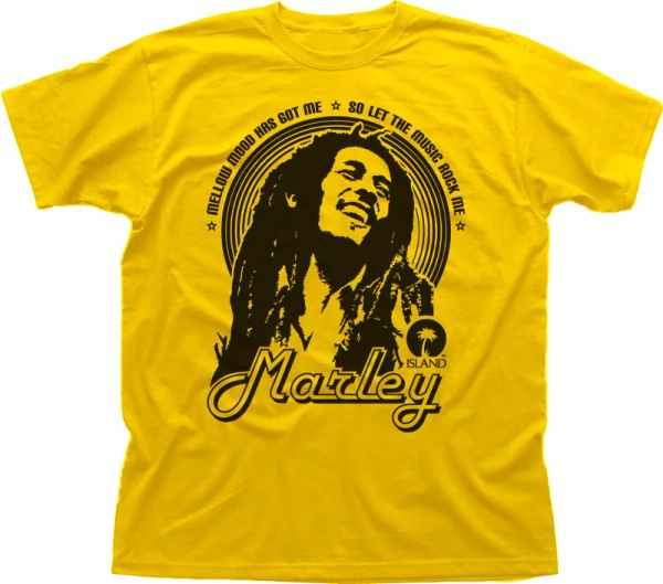 bob marley reggae the wailers rock cd music yellow printed t-shirt 0537, White;black
bob marley reggae the wailers rock cd music yellow printed t-shirt 0537, White;black