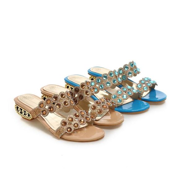 slippers pqecfs big size 32-43 summer fashion women elegant mixed colors rhinestones sandals 2, Black
slippers pqecfs big size 32-43 summer fashion women elegant mixed colors rhinestones sandals 2, Black