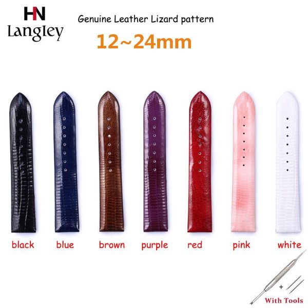 watch bands genuine leather lizard pattern watchband flat interface wristwatch straps 12mm 14mm 16mm 18mm 20mm 22mm wristbands accessories, Black;brown
watch bands genuine leather lizard pattern watchband flat interface wristwatch straps 12mm 14mm 16mm 18mm 20mm 22mm wristbands accessories, Black;brown