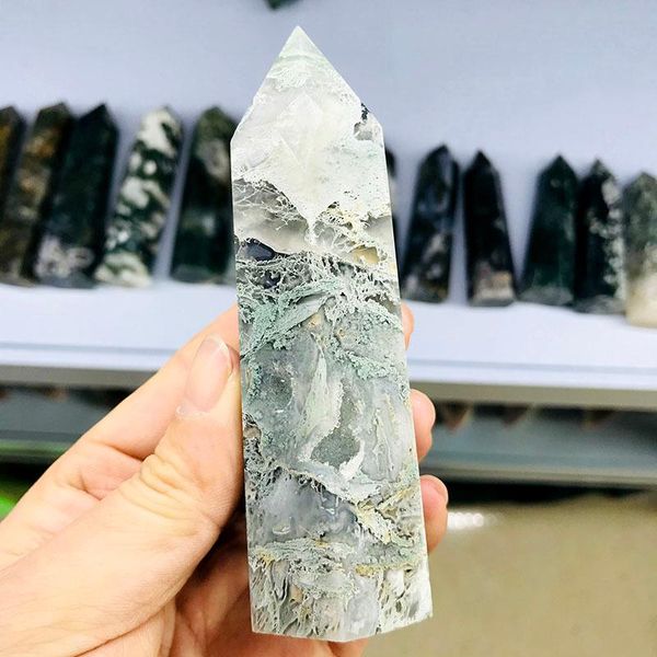 natural moss agate crystal wand healing crystals geode quartz point chakra stone jewelry spiritual decor feng shui reiki stones decorative o
natural moss agate crystal wand healing crystals geode quartz point chakra stone jewelry spiritual decor feng shui reiki stones decorative o