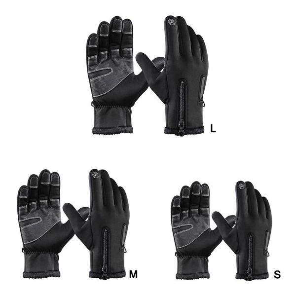 cycling gloves touchscreen ski full finger winter thermal warm bicycle bike outdoor camping hiking motorcycle, Black
cycling gloves touchscreen ski full finger winter thermal warm bicycle bike outdoor camping hiking motorcycle, Black