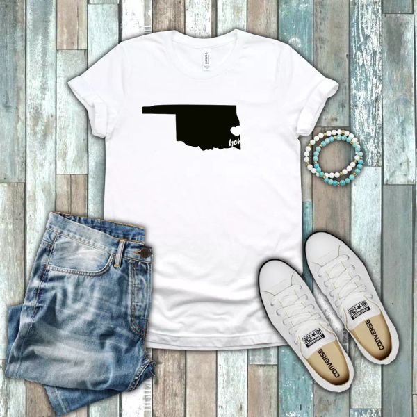 oklahoma sooner state home state pride silhouette 100% cotton white t-shirt, White;black
oklahoma sooner state home state pride silhouette 100% cotton white t-shirt, White;black