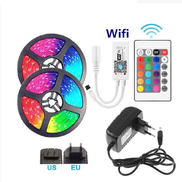 strips rgb led strip light 12v adapter wifi ir control flexible ribbon smd diode tape luces for home decoration 10m 15m 20m 30m 
strips rgb led strip light 12v adapter wifi ir control flexible ribbon smd diode tape luces for home decoration 10m 15m 20m 30m