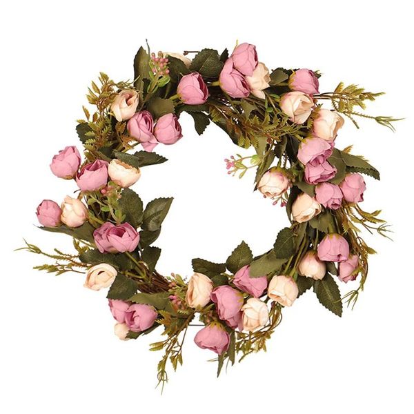 artificial rose flower wreath with elegant for front door wedding birthday party wall window home decor decorative flowers & wreaths
artificial rose flower wreath with elegant for front door wedding birthday party wall window home decor decorative flowers & wreaths