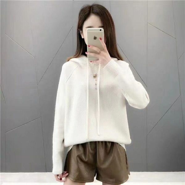 women's sweaters women sweater 2021 pullover solid full sleeve hooded fashion style spring and autumn casual, White;black
women's sweaters women sweater 2021 pullover solid full sleeve hooded fashion style spring and autumn casual, White;black