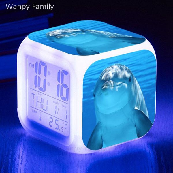 other clocks & accessories cute dolphins led alarm clock 7 colors digital multi-function for kids firthday gift
other clocks & accessories cute dolphins led alarm clock 7 colors digital multi-function for kids firthday gift