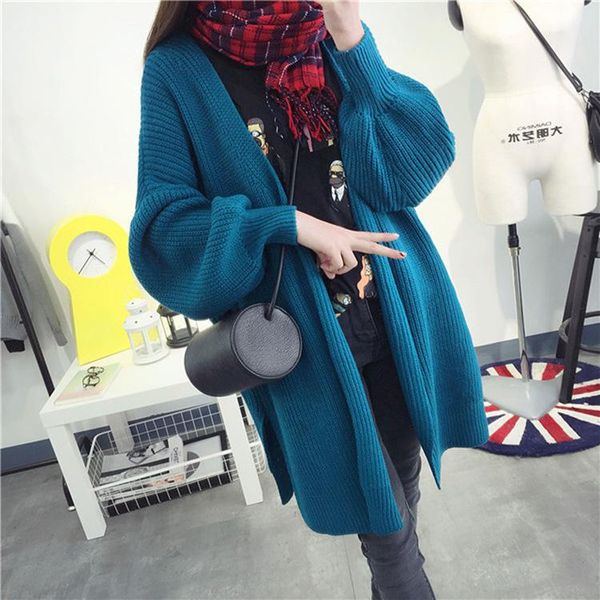women's sweaters fashion 2021 women autumn and winter long lantern sleeves knit cardigan loose solid color sweater coat thick, White;black
women's sweaters fashion 2021 women autumn and winter long lantern sleeves knit cardigan loose solid color sweater coat thick, White;black