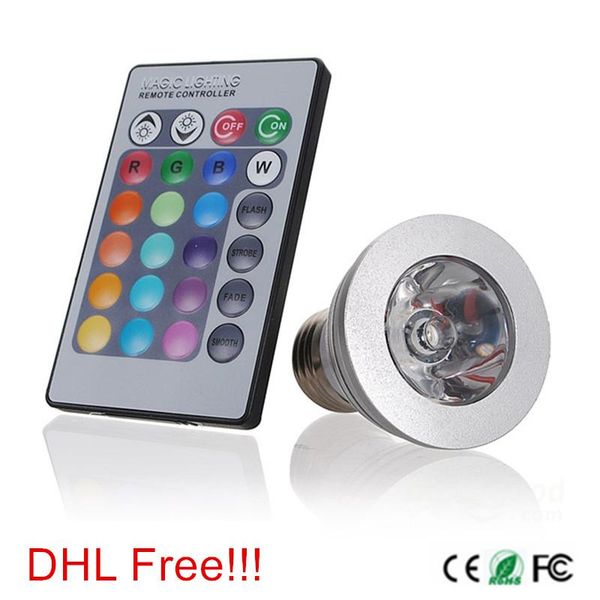 bulbs 100pcs dhl e27 16 colors changing rgb led spotlight bulb ac110v-240v 3w with 24key remote control
bulbs 100pcs dhl e27 16 colors changing rgb led spotlight bulb ac110v-240v 3w with 24key remote control