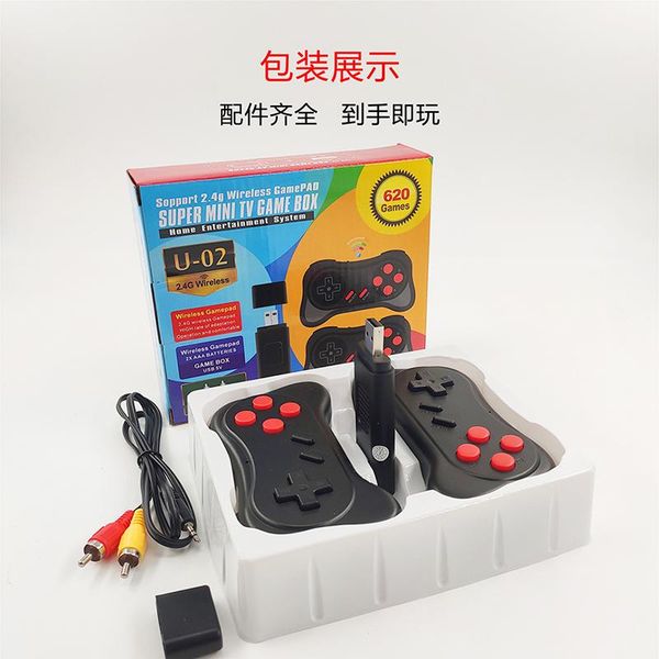portable game players u-02 nes620 2.4g wireless gamepad usb stick video classic console 8bit mini retro controller av output dual player
portable game players u-02 nes620 2.4g wireless gamepad usb stick video classic console 8bit mini retro controller av output dual player
