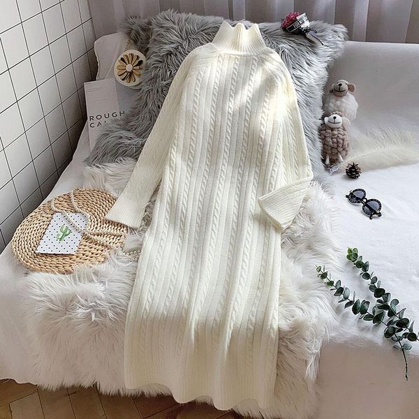 casual dresses long knitted women winter turtleneck solid straight knee-length lady elegant thicken warm clothing quality, Black;gray
casual dresses long knitted women winter turtleneck solid straight knee-length lady elegant thicken warm clothing quality, Black;gray