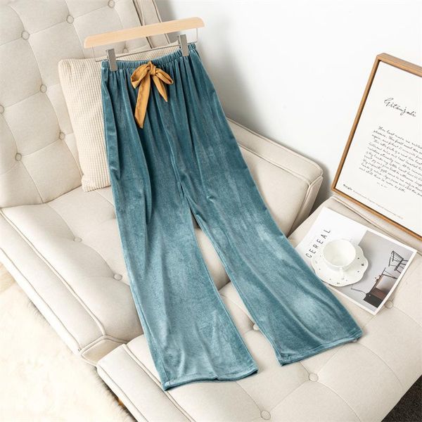 women's sleepwear autumn winter velvet pajamas pants women casual large size solid color trousers loose velour bottoms home clothing, Black;red
women's sleepwear autumn winter velvet pajamas pants women casual large size solid color trousers loose velour bottoms home clothing, Black;red