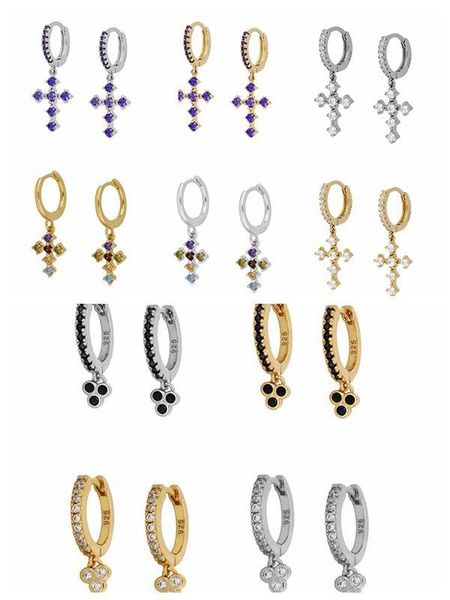 hoop & huggie 925 sterling silver bohemia cross flower colorful crystal earring set piercing ohrringe zircon pave pendiente women jewelry, Golden;silver
hoop & huggie 925 sterling silver bohemia cross flower colorful crystal earring set piercing ohrringe zircon pave pendiente women jewelry, Golden;silver