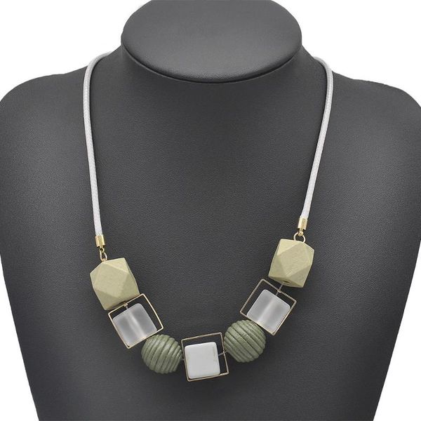 pendant necklaces 2021 bohemia acrylic geometric pendants & wood beads sweater chain necklace for womenfashion jewelry, Silver
pendant necklaces 2021 bohemia acrylic geometric pendants & wood beads sweater chain necklace for womenfashion jewelry, Silver
