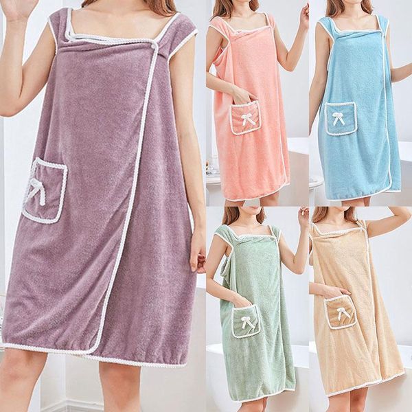 towel soft coral fleece bath dress cute edging for women girls skin-friendly bow dresses absorbent pocket clothes
towel soft coral fleece bath dress cute edging for women girls skin-friendly bow dresses absorbent pocket clothes