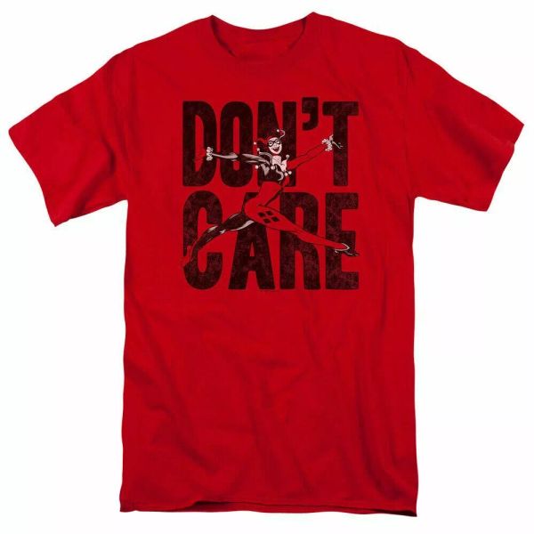 Harley Quinn Dont Care T Shirt Mens Licensed DC Comics Tee Red, White;black
Harley Quinn Dont Care T Shirt Mens Licensed DC Comics Tee Red, White;black