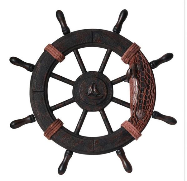 decorative objects & figurines 1pc creative rudder wooden retro ship wheel wall decoration (assorted color)
decorative objects & figurines 1pc creative rudder wooden retro ship wheel wall decoration (assorted color)