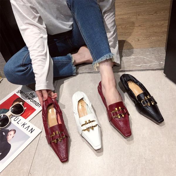 dress shoes designer's middle heel women's single leather candy light mouth high heels red wedding, Black
dress shoes designer's middle heel women's single leather candy light mouth high heels red wedding, Black