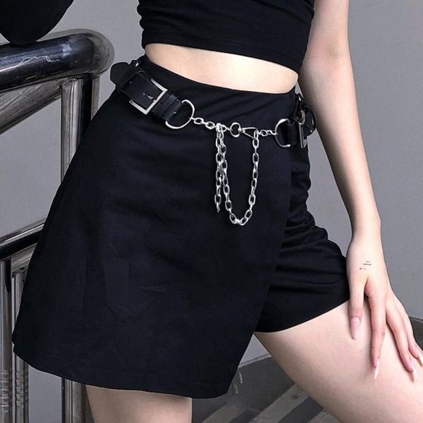 harajuku women gothic style solid irregular skirts high waist pleated mini a-line female summer korean punk skirt, Black
harajuku women gothic style solid irregular skirts high waist pleated mini a-line female summer korean punk skirt, Black