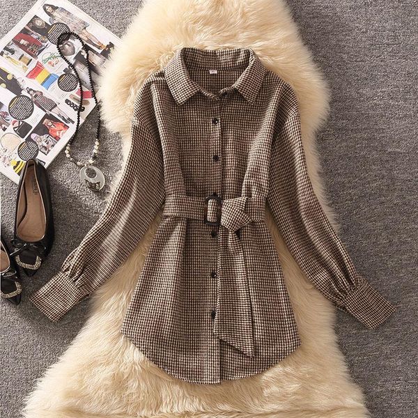 women's blouses & shirts women shirt blouse woolen plaid retro spring autumn long sleeve clothes blusas ropa de mujer, White
women's blouses & shirts women shirt blouse woolen plaid retro spring autumn long sleeve clothes blusas ropa de mujer, White