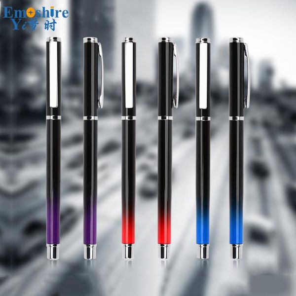 ballpoint pens custom logo business metal ball pen gradient color gift office banner stationery for el meet p811, Blue;orange
ballpoint pens custom logo business metal ball pen gradient color gift office banner stationery for el meet p811, Blue;orange