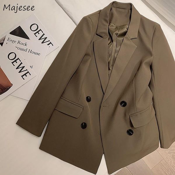 women's suits & blazers classic womens office lady pockets double breasted streetwear retro all-match students chic trendy fema, White;black
women's suits & blazers classic womens office lady pockets double breasted streetwear retro all-match students chic trendy fema, White;black