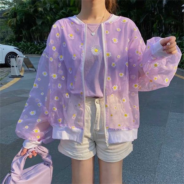 korean style loose flower printed thin jacket sunscreen women long sleeve casual sunscreen jacket veste femme 211025, Black;brown
korean style loose flower printed thin jacket sunscreen women long sleeve casual sunscreen jacket veste femme 211025, Black;brown
