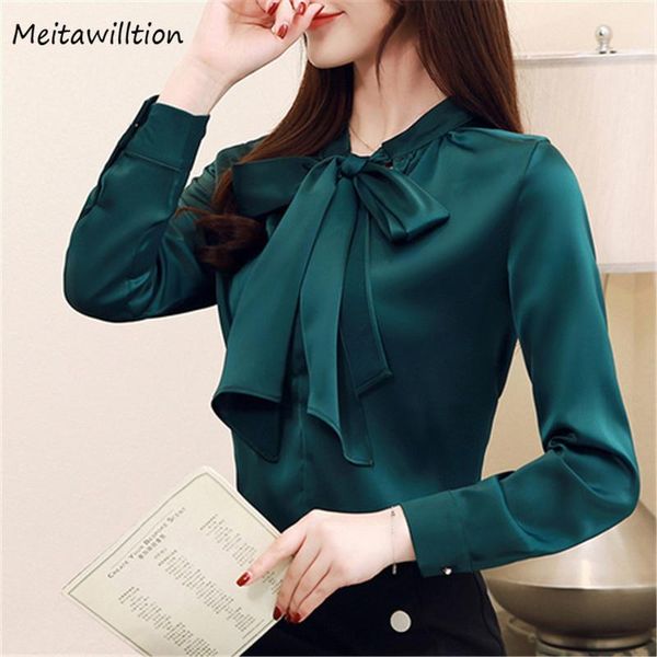 women's blouses & shirts spring summer satin blouse shirt women v-neck long sleeve solid 2021 casual bow office ladies white
women's blouses & shirts spring summer satin blouse shirt women v-neck long sleeve solid 2021 casual bow office ladies white