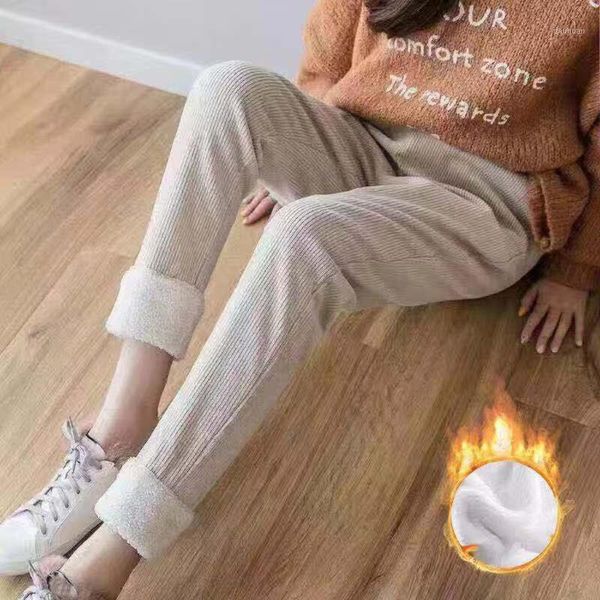 women's pants & capris warm winter women thick casual loose fleece velvet trousers #3, Black;white
women's pants & capris warm winter women thick casual loose fleece velvet trousers #3, Black;white