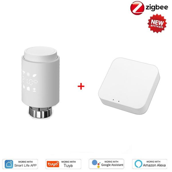 smart home control trv tuya zigbee radiator actuator programmable thermostatic valve temperature controller voice via alexa
smart home control trv tuya zigbee radiator actuator programmable thermostatic valve temperature controller voice via alexa