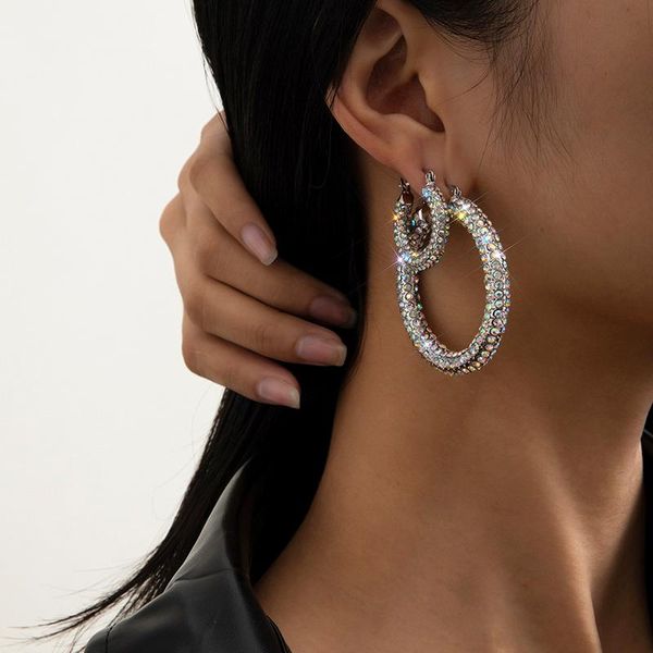 dangle & chandelier personality fashion all-match diamond circle earrings punk style women's, Silver
dangle & chandelier personality fashion all-match diamond circle earrings punk style women's, Silver