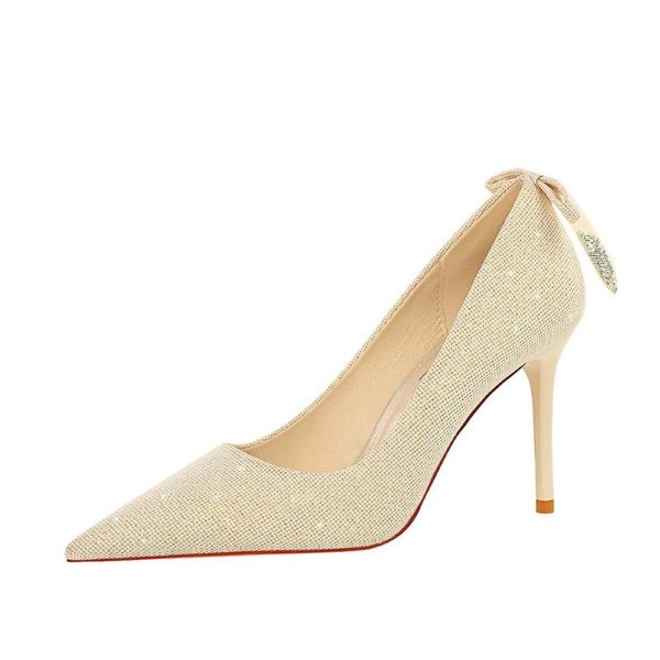 dress shoes korean fashion thin heel high shallow mouth pointed shining back bow single women's wedding, Black
dress shoes korean fashion thin heel high shallow mouth pointed shining back bow single women's wedding, Black