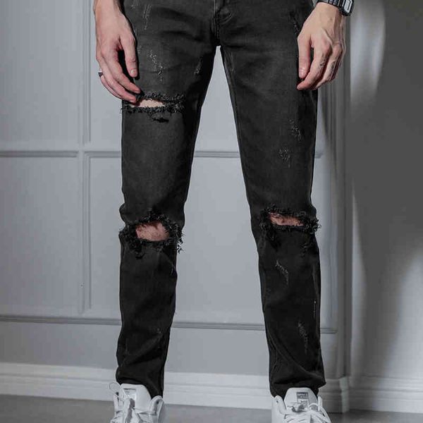 jean hip-hop tide has casual retro-male mark feet thin jeans male pants young europe and america lao5, Blue
jean hip-hop tide has casual retro-male mark feet thin jeans male pants young europe and america lao5, Blue