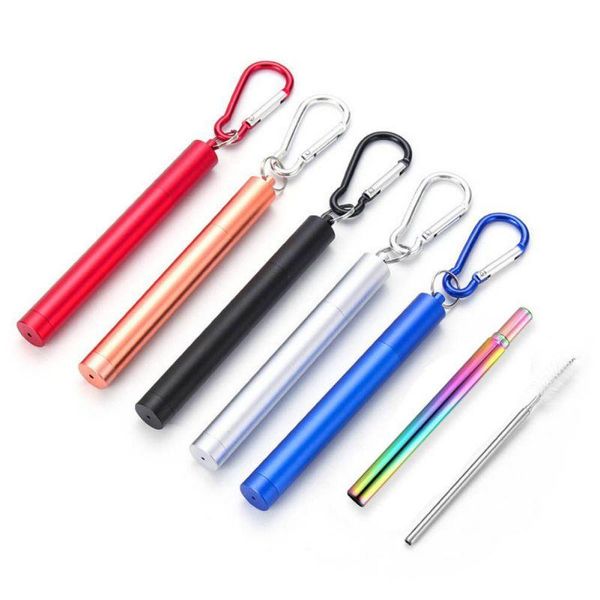 drinking straws stainless steel metal straw with cleaning brush reusable portable set for travel
drinking straws stainless steel metal straw with cleaning brush reusable portable set for travel