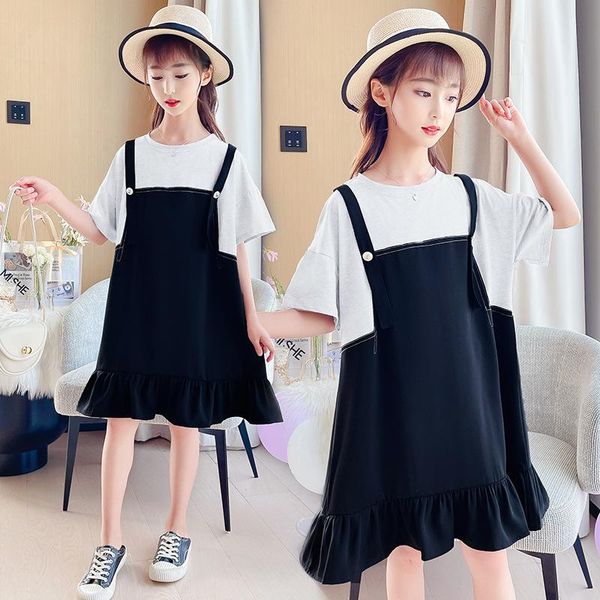 girl's dresses girls fake two pieces chiffon stitching strap summer dress loose style design mini lovely 12 14 years old, Red;yellow
girl's dresses girls fake two pieces chiffon stitching strap summer dress loose style design mini lovely 12 14 years old, Red;yellow