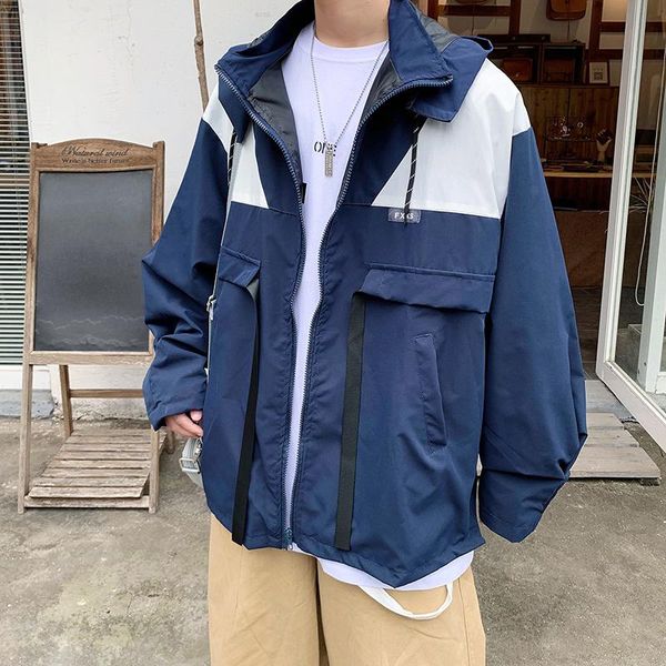 spring autumn tooling jacket men's korean fashion loose casual men streetwear hooded coat jackets, Black;brown
spring autumn tooling jacket men's korean fashion loose casual men streetwear hooded coat jackets, Black;brown