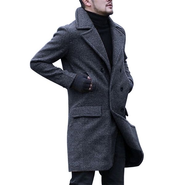 ruelk men's autumn and winter mid-length business style trench coat classic solid color printing thick double-breasted men 211119, Black
ruelk men's autumn and winter mid-length business style trench coat classic solid color printing thick double-breasted men 211119, Black