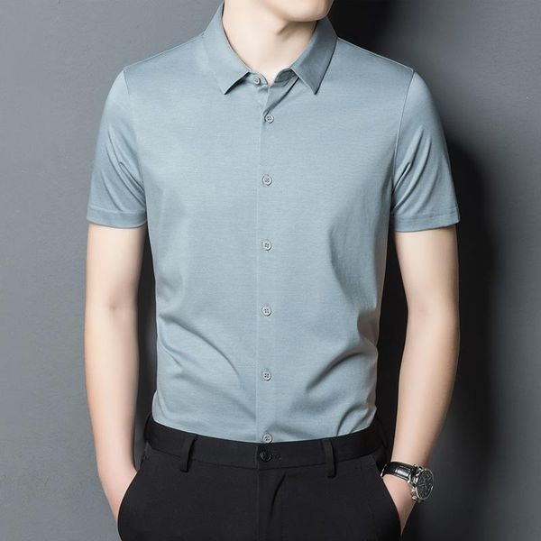 men's dress shirts summer thin short sleeve solid color shirt business half inch fashion black clothes, White;black
men's dress shirts summer thin short sleeve solid color shirt business half inch fashion black clothes, White;black