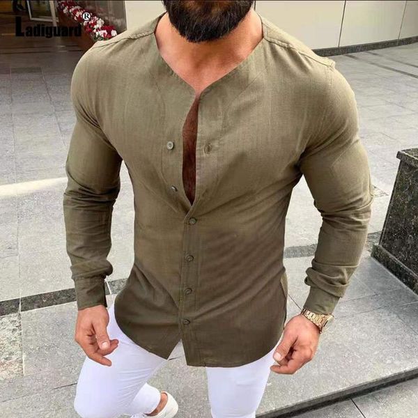 ladiguard men fashion basic shirt mens 2021 single breasted blouses latest summer casual pullovers male linen clothes men's shirts, White;black
ladiguard men fashion basic shirt mens 2021 single breasted blouses latest summer casual pullovers male linen clothes men's shirts, White;black
