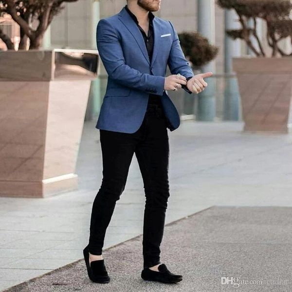 men's suits & blazers 2021 blue business wedding suit black pants casual groom tuxedo man dress prom party 2-piece set, White;black
men's suits & blazers 2021 blue business wedding suit black pants casual groom tuxedo man dress prom party 2-piece set, White;black