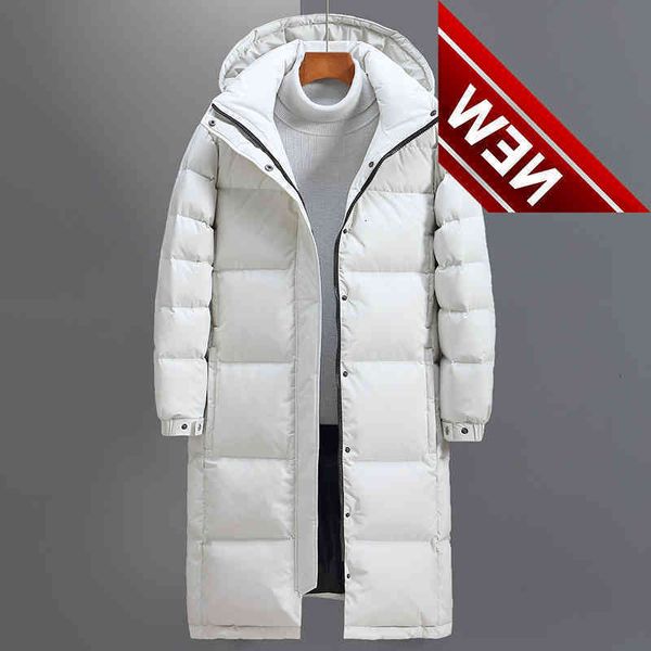 winter warm men jacket coat white duck down thick hooded hat overcoat fashion for snow cold weather, Black
winter warm men jacket coat white duck down thick hooded hat overcoat fashion for snow cold weather, Black