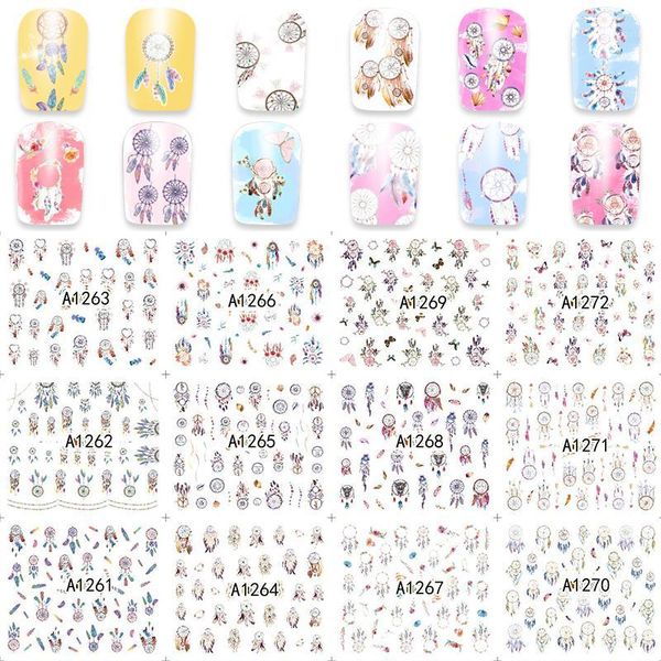 12pcs mixed dream catcher water transfer nail art sticker kids decals diy decoration for beauty tools a1261-12721, Black
12pcs mixed dream catcher water transfer nail art sticker kids decals diy decoration for beauty tools a1261-12721, Black
