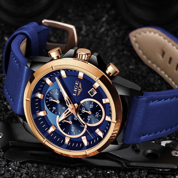 waterproof mens watch luxury men chronograph military wrist fashion high-quality leather quartz watches male wristwatches, Slivery;brown
waterproof mens watch luxury men chronograph military wrist fashion high-quality leather quartz watches male wristwatches, Slivery;brown