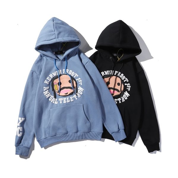 men's t-shirts high street letter foam kerwin frost telethon hoodie men and women stranger things oversize fleece hooded sweatshir, White;black
men's t-shirts high street letter foam kerwin frost telethon hoodie men and women stranger things oversize fleece hooded sweatshir, White;black