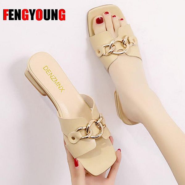 slippers women slip on shoes woman gold metal chain brand design open toe square high heels casual slides mules sexy, Black
slippers women slip on shoes woman gold metal chain brand design open toe square high heels casual slides mules sexy, Black